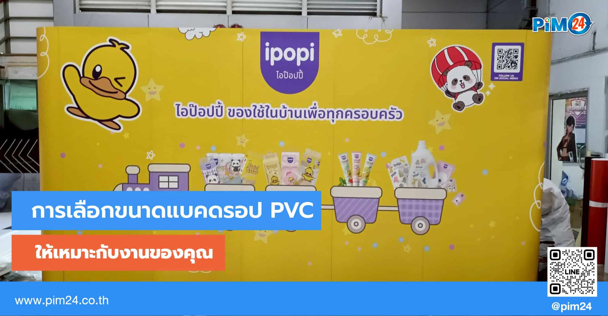 แบคดรอป PVC