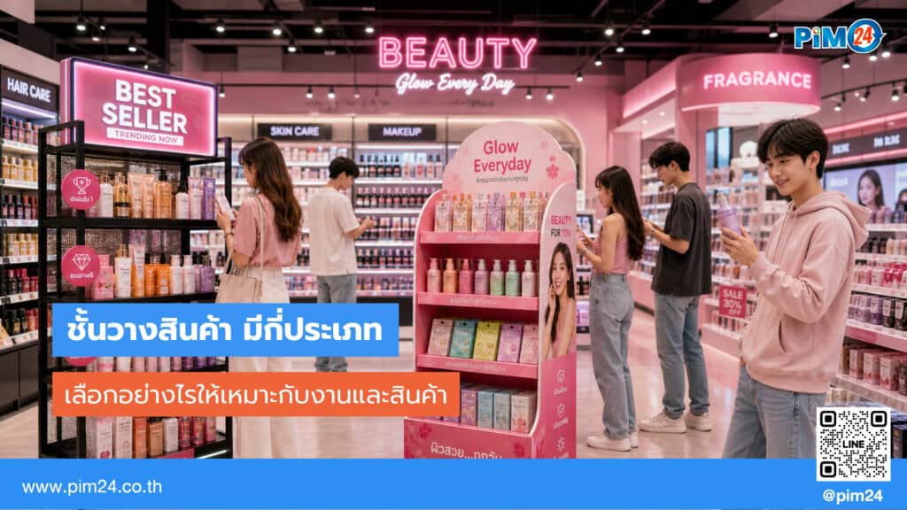 ชั้นวางสินค้า มีกี่แบบ เลือกอย่างไรให้เหมาะกับงานและสินค้า | PIM24