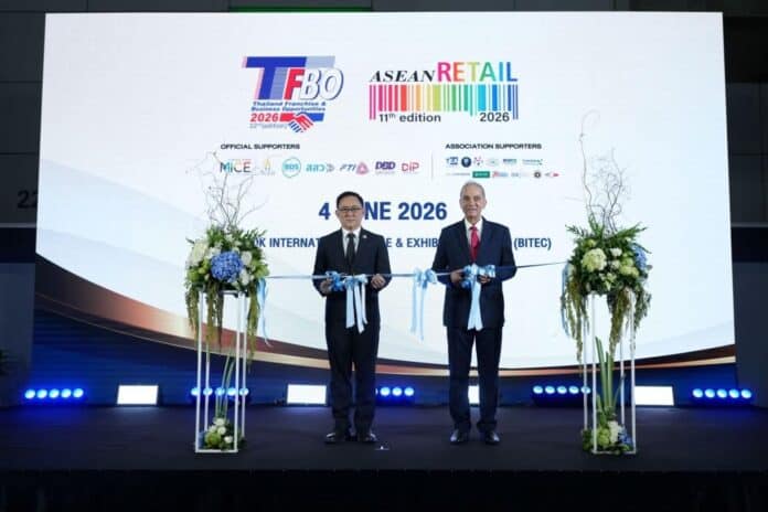 ภาพบรรยากาศพิธีเปิดงาน TFBO & ASEAN Retail 2026 ณ ศูนย์นิทรรศการและการประชุมไบเทค บางนา