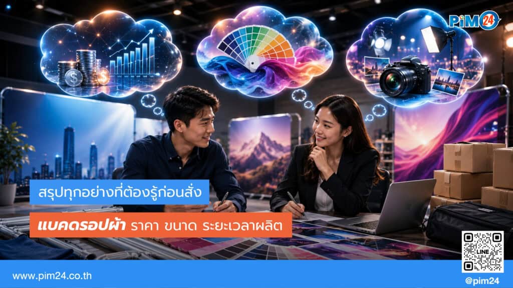 สั่งแบคดรอปผ้า รู้เรื่องราคา ขนาด และระยะเวลาผลิตก่อนตัดสินใจ | PIM24