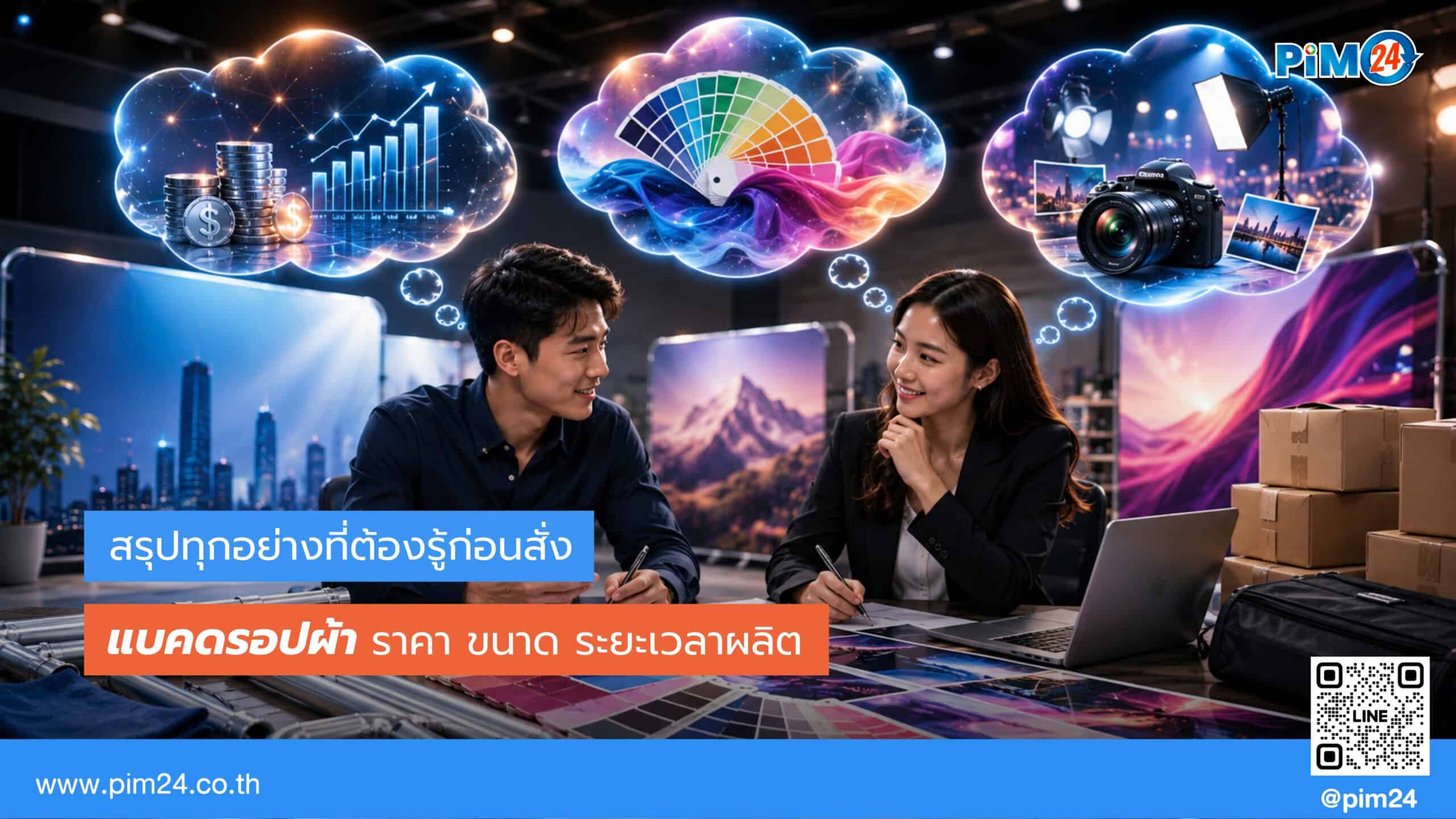 สั่งแบคดรอปผ้า รู้เรื่องราคา ขนาด และระยะเวลาผลิตก่อนตัดสินใจ | PIM24