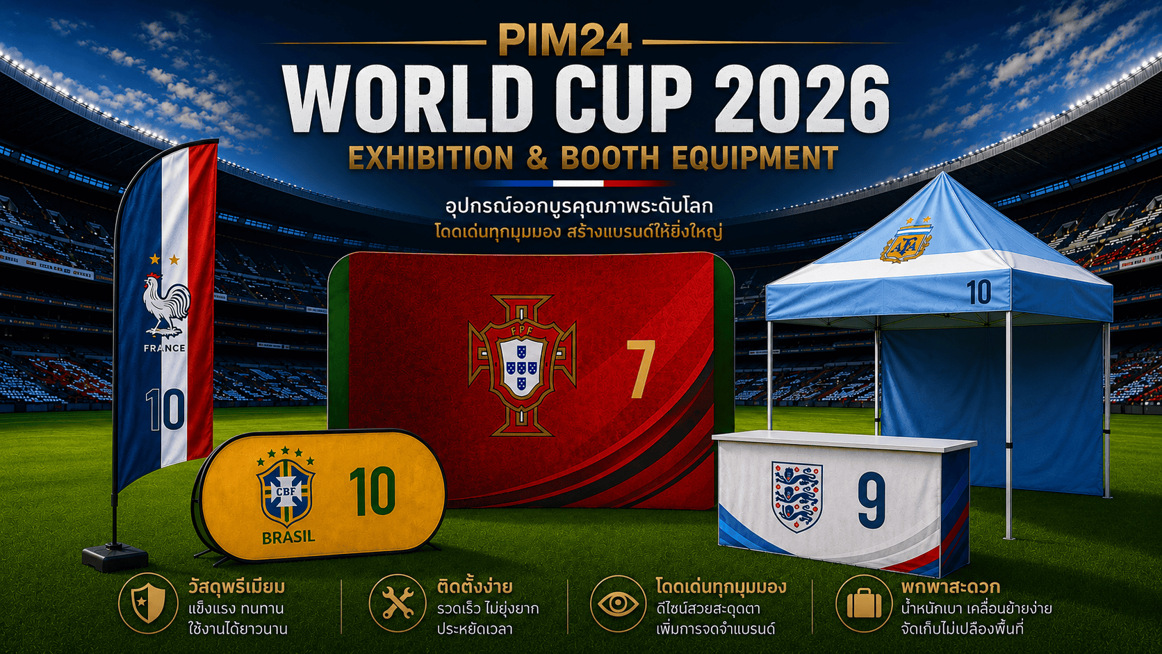 World Cup 2026 ครั้งประวัติศาสตร์ ทำไมแฟนบอลทั่วโลกจับตาทัวร์นาเมนต์นี้ | PIM24