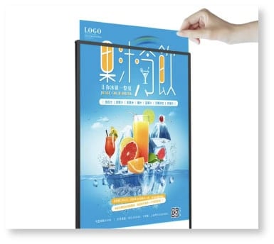 กล่องไฟแบบสลิม Slim Light Box สำหรับแสดงสื่อโฆษณาและสินค้า มีหลายขนาด A1–A5 พร้อมราคาเริ่มต้น 195 บาท
