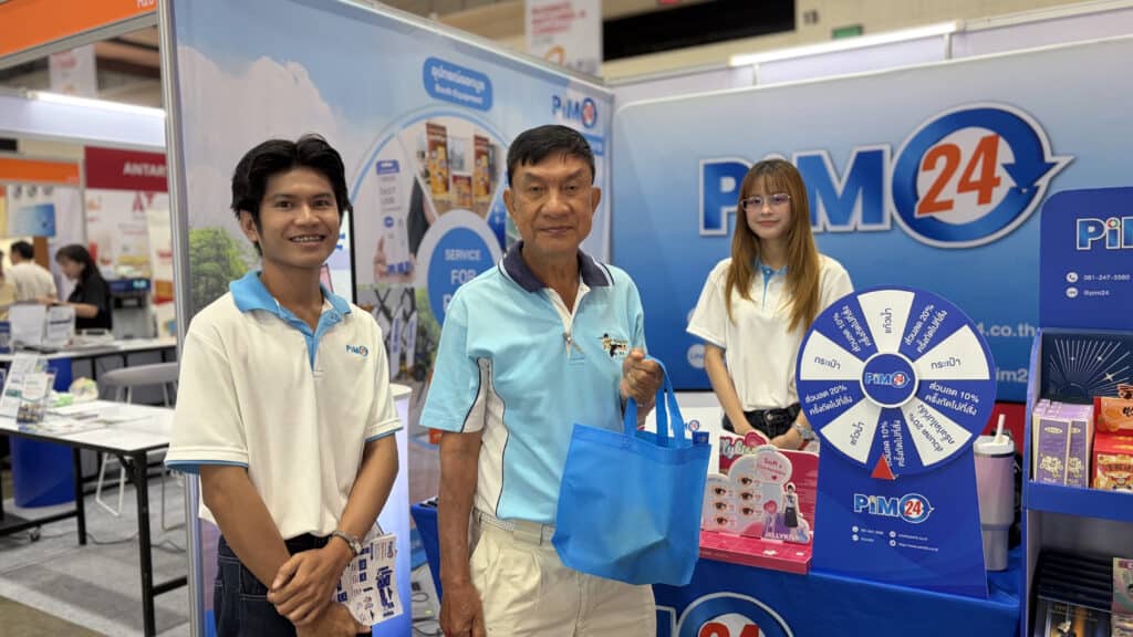 บรรยากาศบูธ PIM24 ในงาน Franchise Expo Thailand 2026